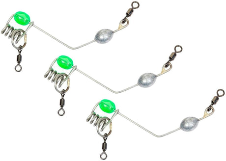 Force Ten Sliding Live Bait Rig Clip 8cm - 3pk