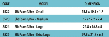 Samaki Split Foam Tackle Box
