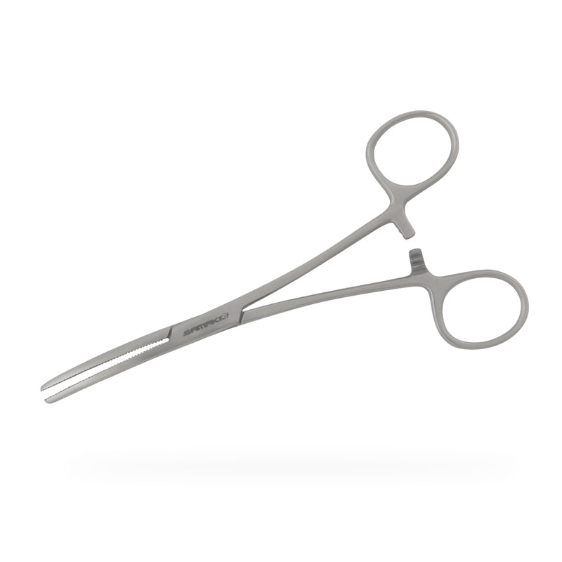 Samaki Stainless Steel 160mm Small Bent Nose Forceps