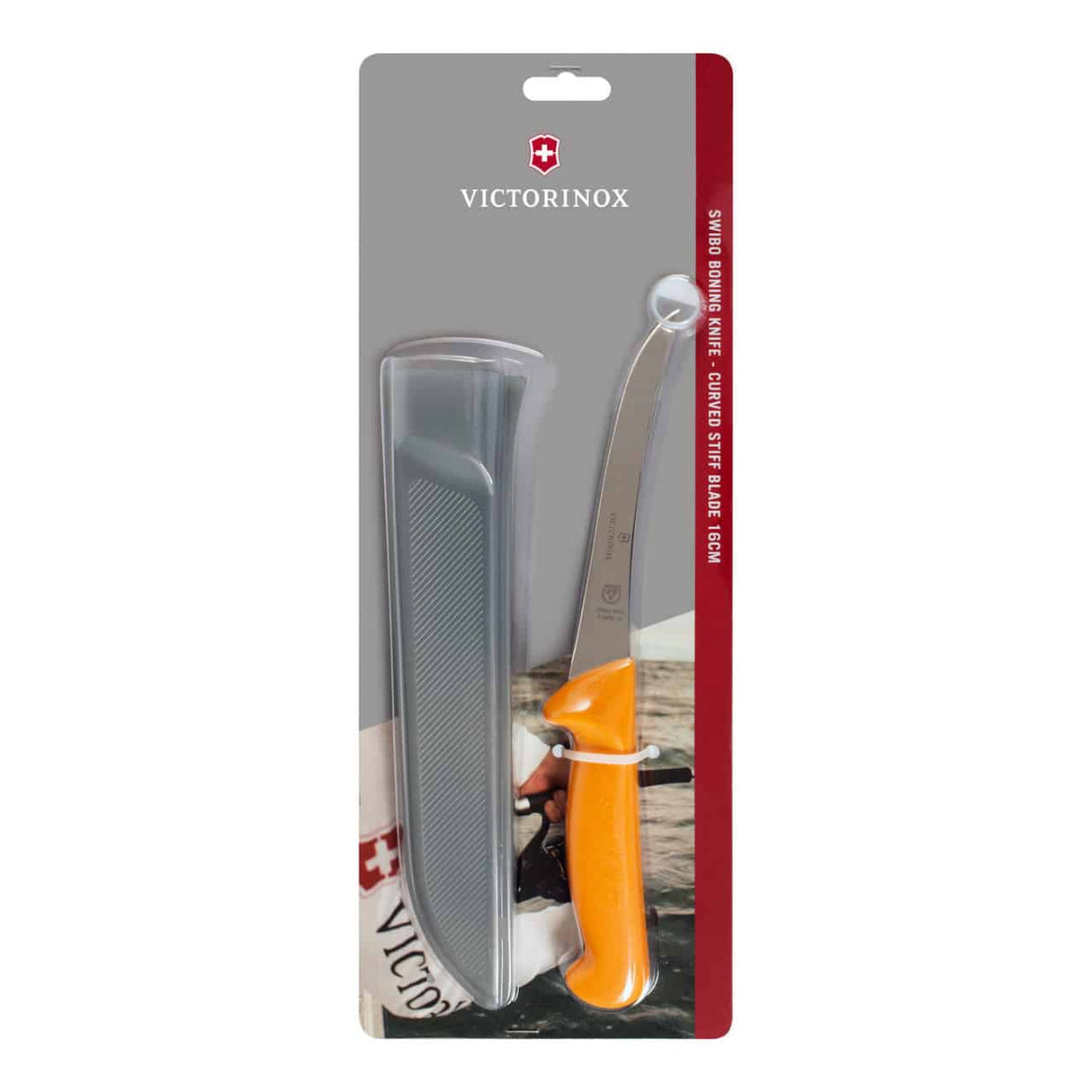 Victorinox Swibo Boning Knife Stiff Curved Blade 16cm