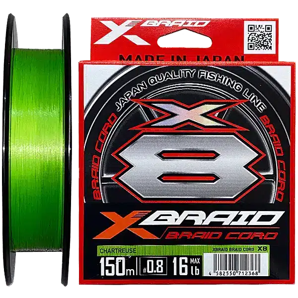 X-Braid Cord X8 Chartreuse 300m Braid