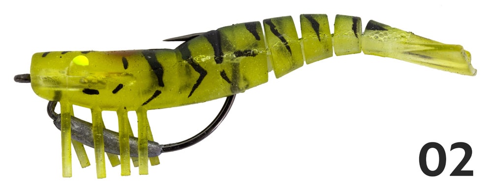 Zerek Live Shrimp 2in Rigged Plastic