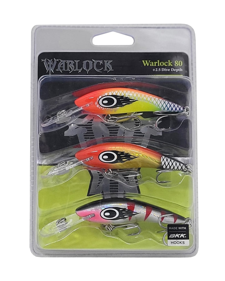 Warlock 80 +2.5m lure 3pk