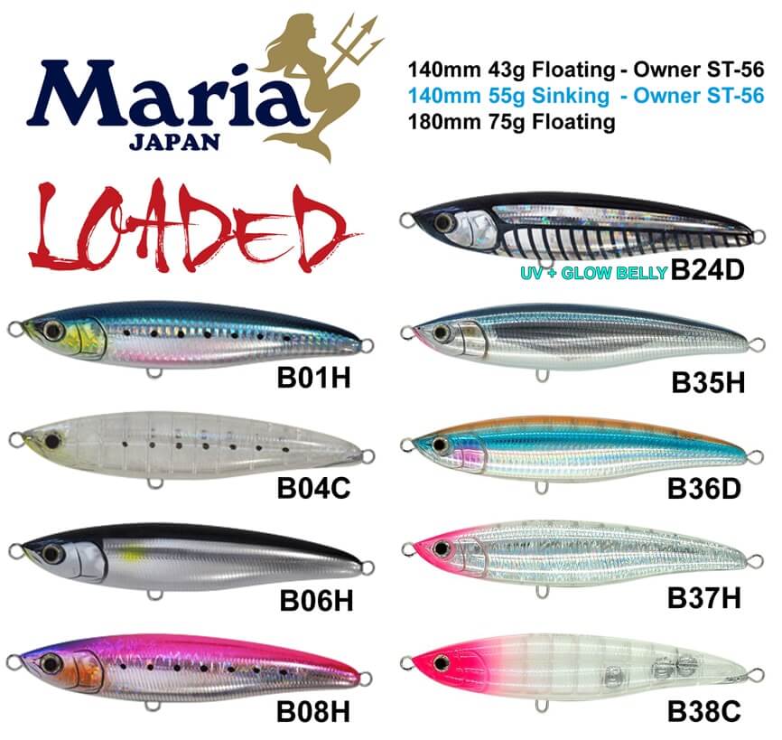 Maria Loaded 140mm Sinking Lure