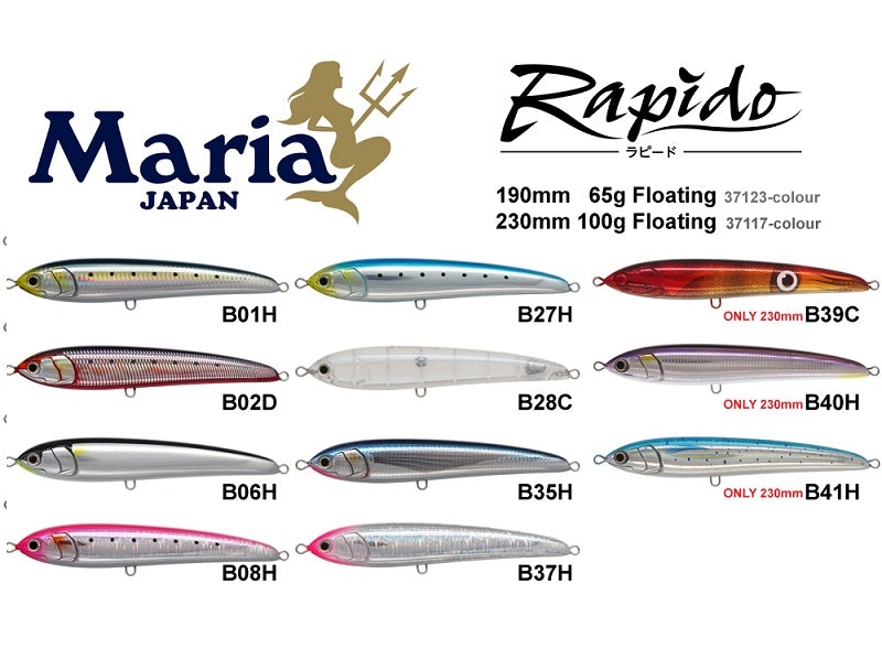 Maria Rapido 230mm 100g Floating Lure