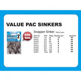 Viva Snapper Lead Sinkers - Value Pack