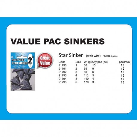 Viva Star Sinkers - Value Pack