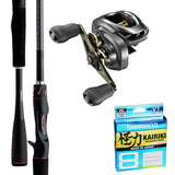 Shimano Zodias 6'6" 7-14lb/ Curado DC 150 HG/ Kairiki 15lb 150m - Green
