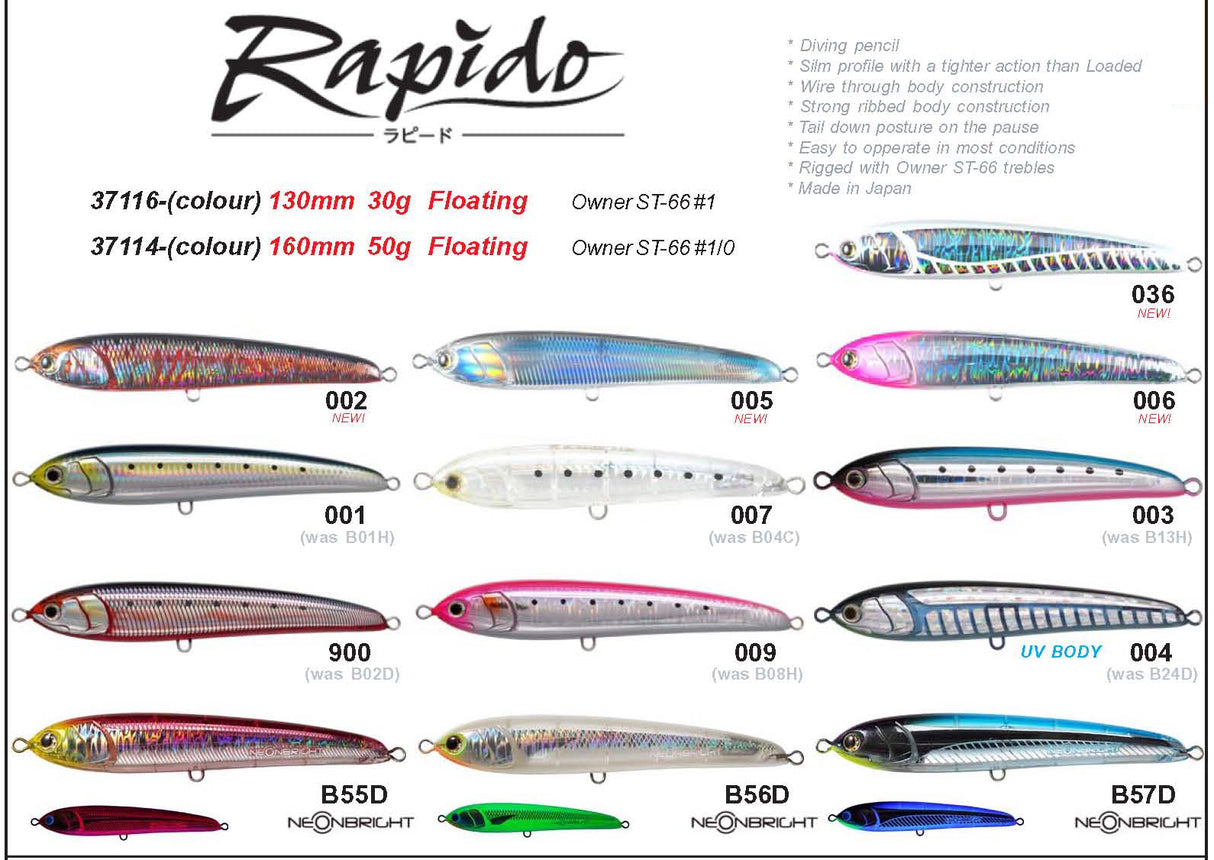 Maria Rapido 130mm 30g Floating Lure