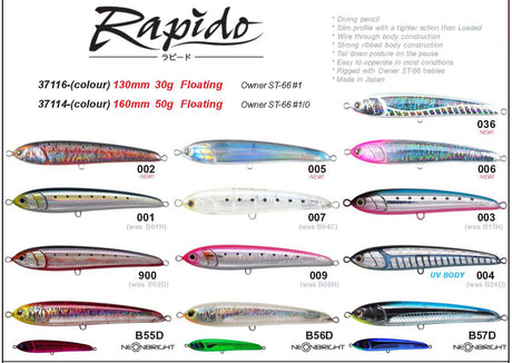 Maria Rapido 130mm 30g Floating Lure