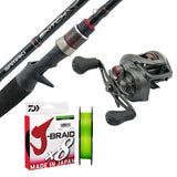 Samaki Skitch X 6'1pc 6-12lb /Zing -100/ Daiwa J-Braid 10lb 150m - Chartreuse