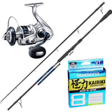 Shimano Saragosa SW 6000 HG/Shimano Type-X 5'10" Pe 3-5/ Shimano Kairiki 30lb 300m - Green