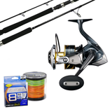 Shimano Stella SWD 10000HG/Shimano Terez 5'9" 2pc 50-80lb/ Shimano Ocea 8 Pe 6.0 102lb - 400m