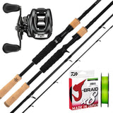 Daiwa 23 Tatula 7'8" 2pc 9-15kg/ Daiwa Tatula TW 300H/ Daiwa J-Braid 50lb 150m - Chartreuse