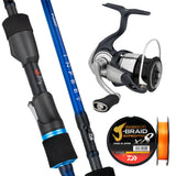 Daiwa 24 Certate LT 2000S-P/Daiwa 26 Infeet SK 7'2" 2pc (Butt Join) 1-4kg LRS/ Daiwa J-Braid Expedition 0.6 8lb-150m - Orange