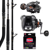 Shimano Status Bluewater 30-50lb/ Shimano Beastmaster 3000II/ Penn Slammer 50lb 400m - Multicolour