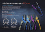 Oceans Legacy HD Split Ring Pliers - Large No 6 - No 11+