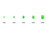 Hook Em Oval Lumo Beads 50pc Green