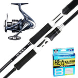 Shimano Miravel 1000/Shimano Jewel 7ft 2pc 1-4kg/Kairiki 6lb 150m - Green