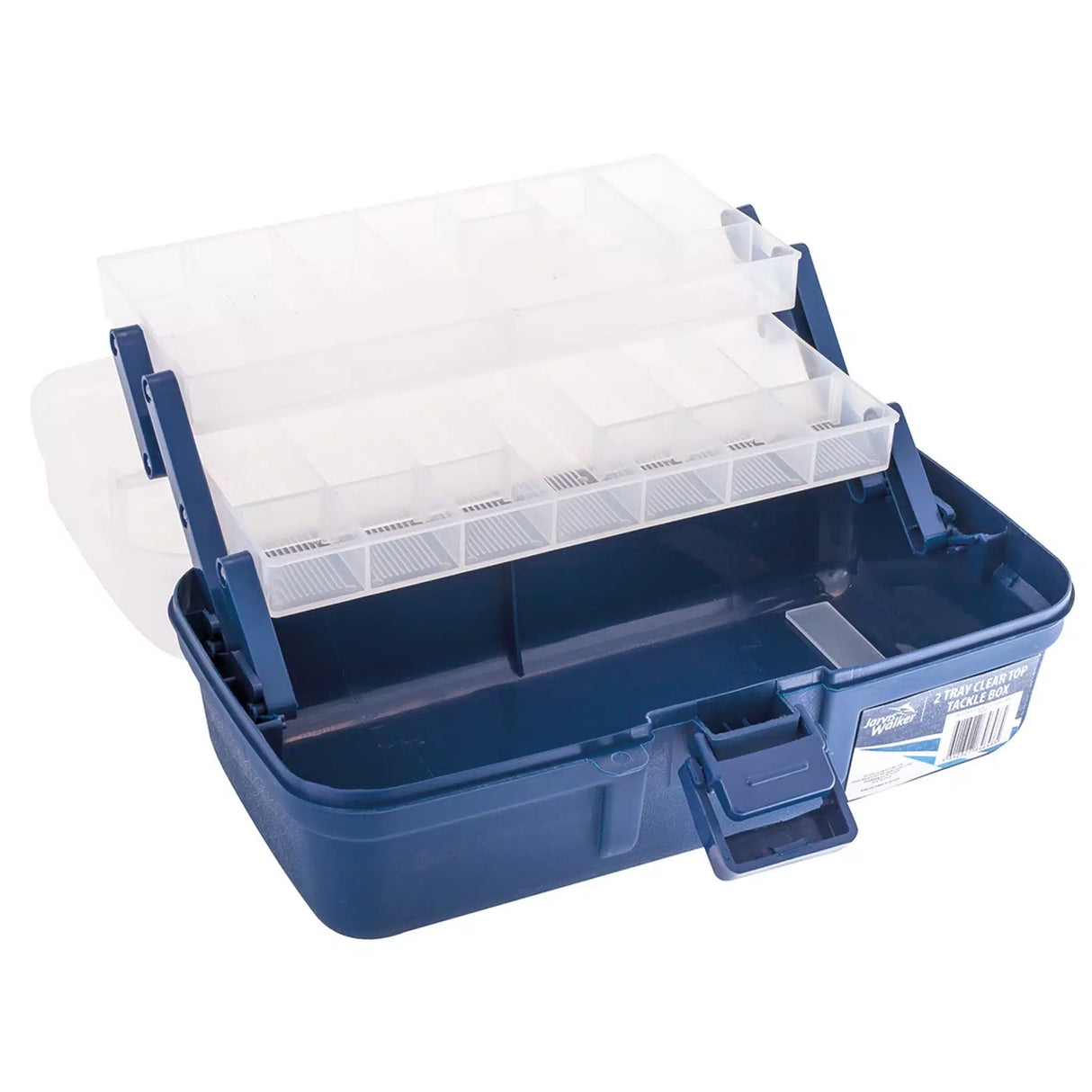 Jarvis Walker 2-Tray Clear Top Tackle Box