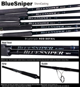Yamaga Blanks BlueSniper Shorecast Rods