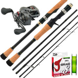 Samaki Vagabond 6' 5pc/ Samaki Zing 200/ Daiwa J-Braid 30lb 150m - Chartreuse