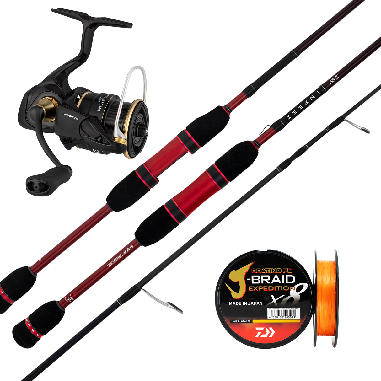 Daiwa Revelry 2000S/Daiwa 23 Infeet Z 7'1 2pc LFS/J-Braid Expedition 8lb
