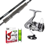 Samaki Zing Xtreme V3 7'1pc 6-12lb/ Daiwa 23 Exceler LT 3000D/ Daiwa J-Braid 10lb 150m - Chartreuse