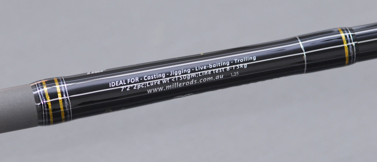Millerods Gamespin Light 7'2in 2pc 8-15kg
