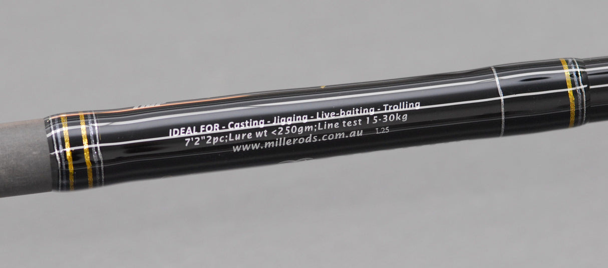 Millerods Gamespin Hvy 7'2in 2pc 15-24kg