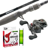 Samaki Zing 200HA/Samaki Zing Xtreme V3 7'4" 2pc 10-17lb/Daiwa J-Braid 30lb 150m - Chartreuse