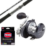 Shimano Torium 20HGA/Shimano 24 Trevala 6'6" 30-65lb/Penn Slammer 50lb 400m - Multicolour