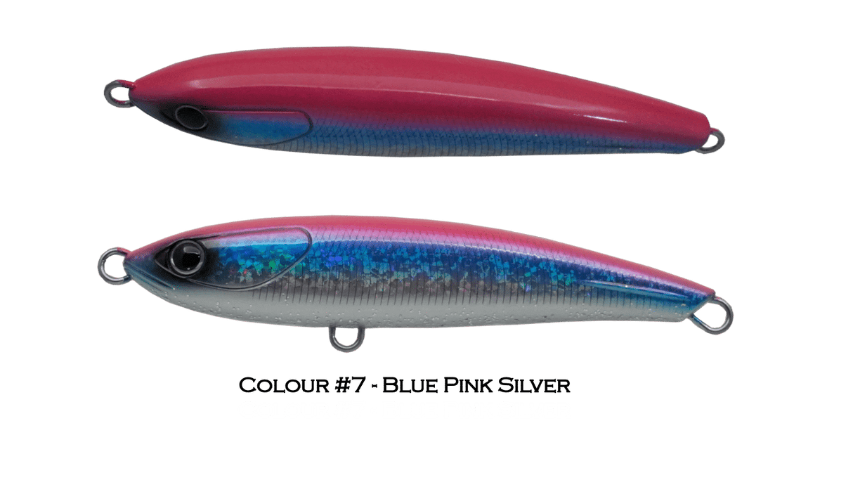 No 7 Blue Pink Silver