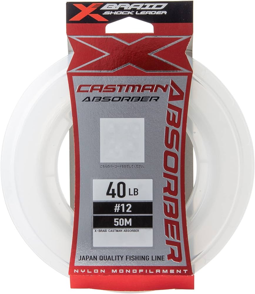 X-Braid Castman Absorber Shock Leader - 50m