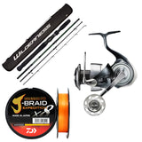 Daiwa 24 Certate LT 5000D-ARK/Daiwa Wilderness 7'6" 5pc 6-10kg/ Daiwa J-Braid Expedition 25lb 300m - Orange
