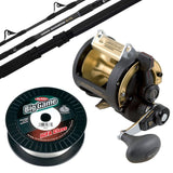 Shimano 23 Backbone Elite 15kg Runner/ TLD 2 Speed-30A/ Berkley Big Game IGFA 15kg 600m - Clear