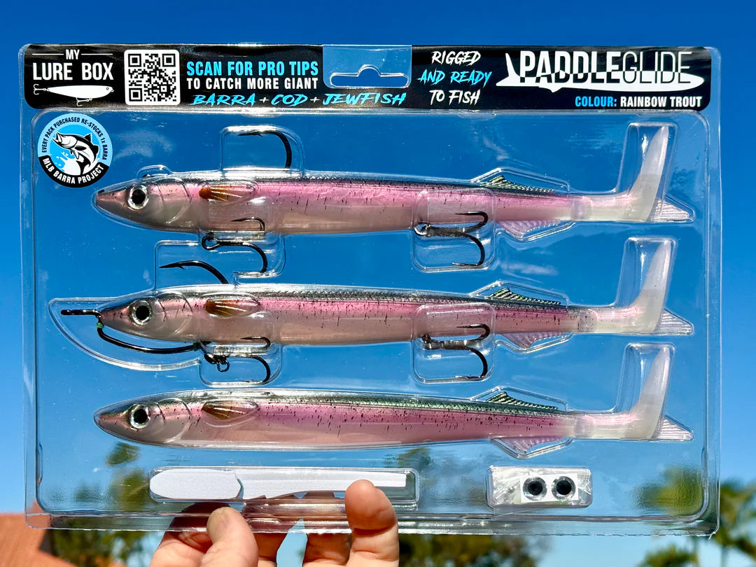 My Lure Box Paddle Glide Soft Plastic Lure
