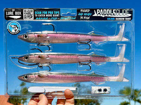 My Lure Box Paddle Glide Soft Plastic Lure