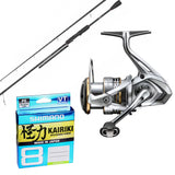 Shimano Sedona FJ1000/Shimano Ruvalus 7'2 2pc 1-3kg/ Shimano Kairiki 6lb Green - 150m