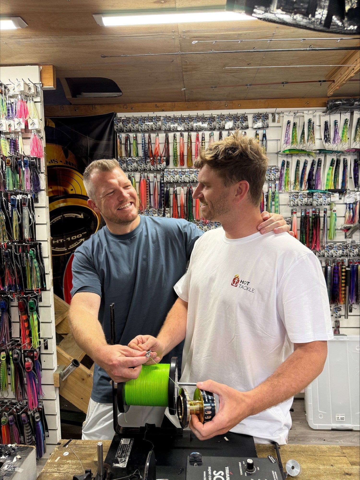 Daiwa J-Braid Chartreuse - Bulk Braid Spooling (sold in increments of 100 Metres)