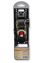 Camp Pro Retractable Ratchet Tie Down Strap 2m - Black