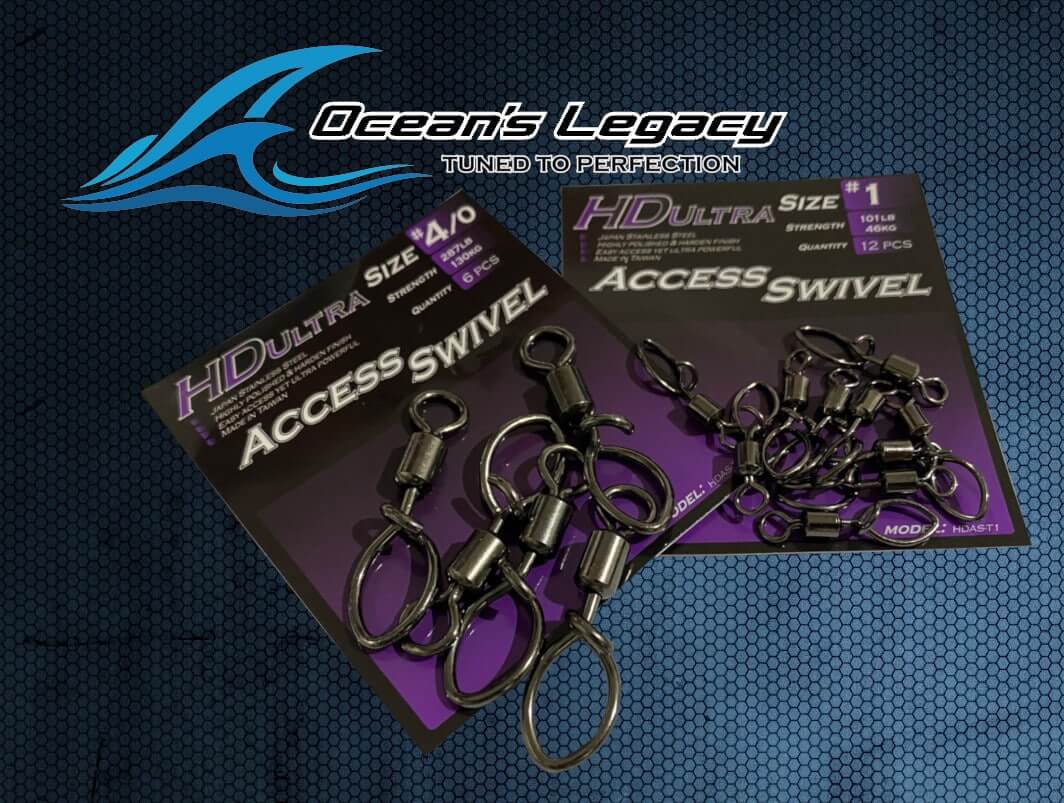 Oceans Legacy HD Ultra Access Swivels