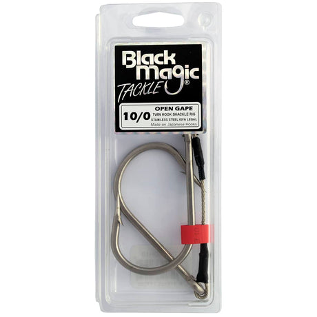 Black Magic Twin Shackle Rig - Open Gape