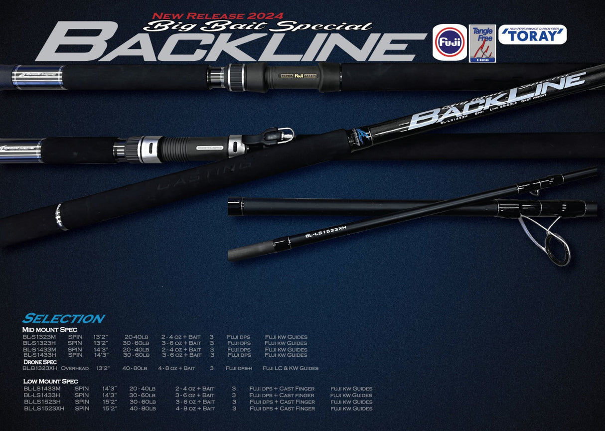 Oceans Legacy Backline Surfcast Rods