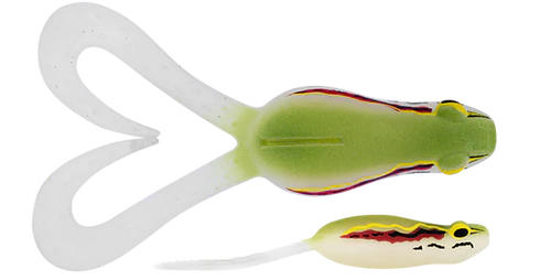 Daiwa Baitjunkie Kikker Curly Big 4.25in Plastics