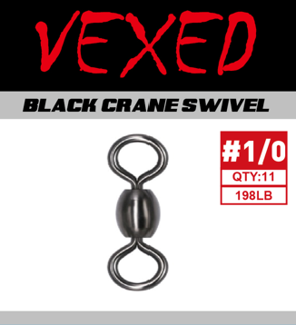 Vexed Black Crane Swivel