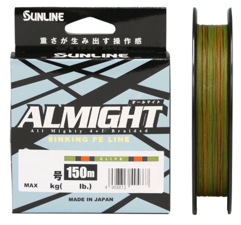Sunline Almight ULT-PE Olive Braid - 150m