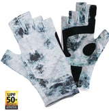 Shimano UPF Sun Gloves Ice Water