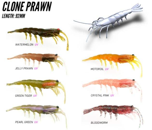 Prolure Clone Prawn 92mm Plastics