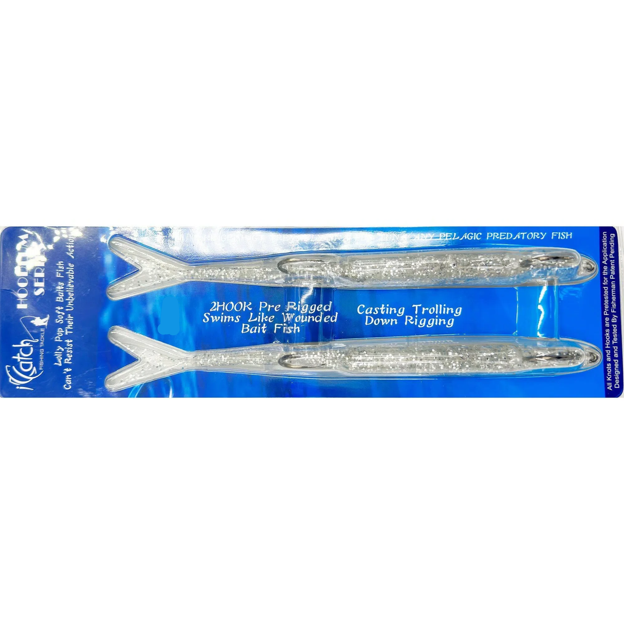 Icatch Hoodlum Rigged Plastics 2pk - 12in